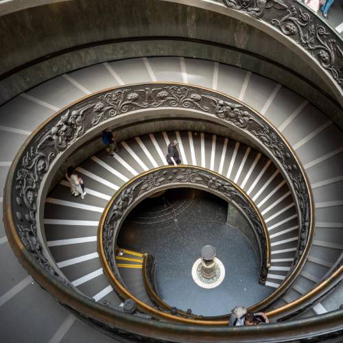 Descending into Wonder: Vatican's Mesmerizing Spiral